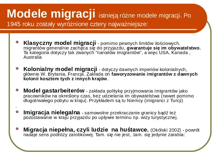 Migracje ludności - Slide 10