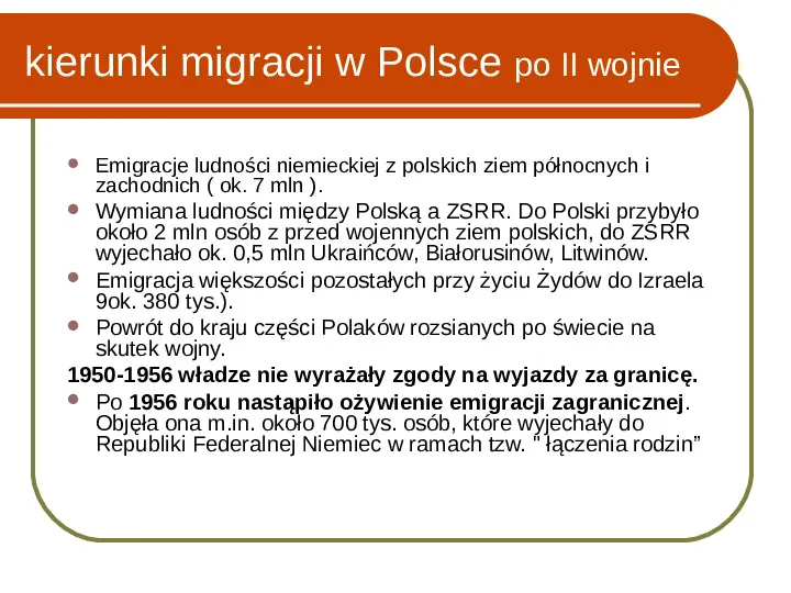 Migracje ludności - Slide 17