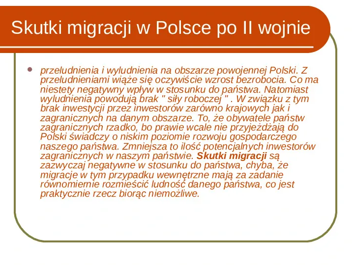Migracje ludności - Slide 40