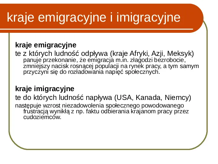 Migracje ludności - Slide 8