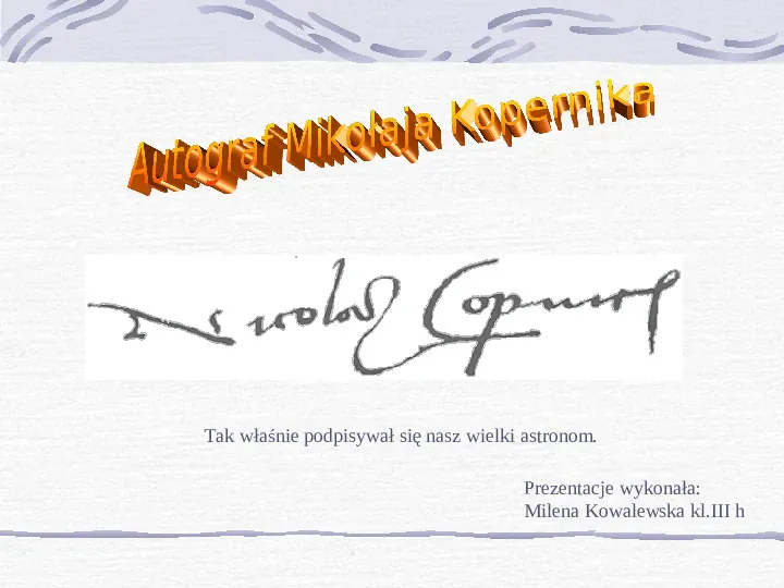 Mikołaj Kopernik - Slide 19