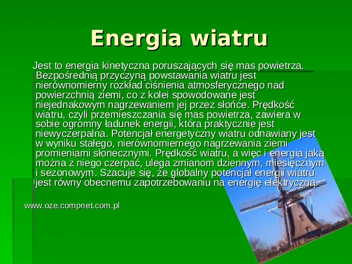 Odnawialne źródła energii - Slide 10