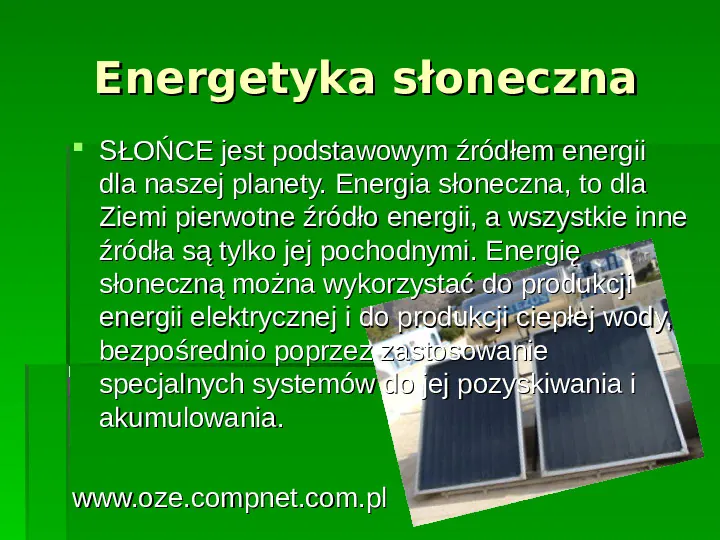 Odnawialne źródła energii - Slide 16