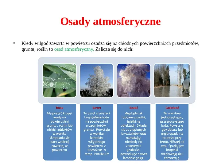 Opady atmosferyczne - Slide 20