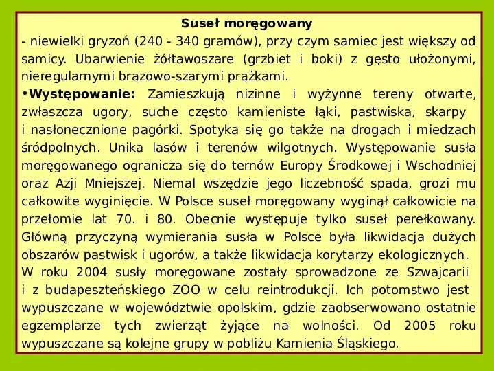 Polska czerwona ksiega gatunków zagrożonych - Slide 68