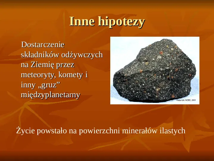 Powstanie i ewolucja życia - Slide 12