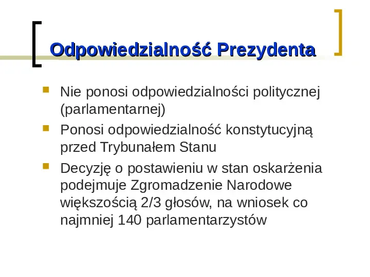 Prezydent RP - Slide 7