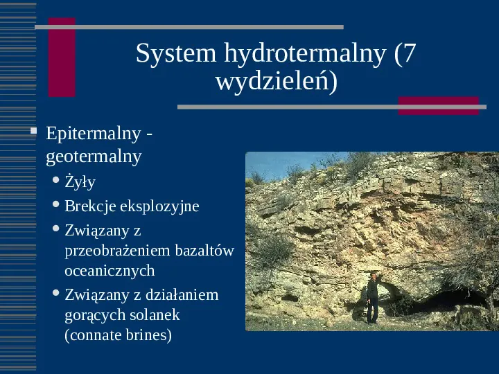 Procesy hydrotermalne - wietrzenie - Slide 17