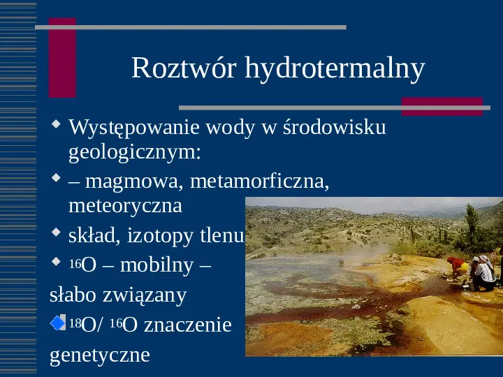 Procesy hydrotermalne - wietrzenie - Slide 3