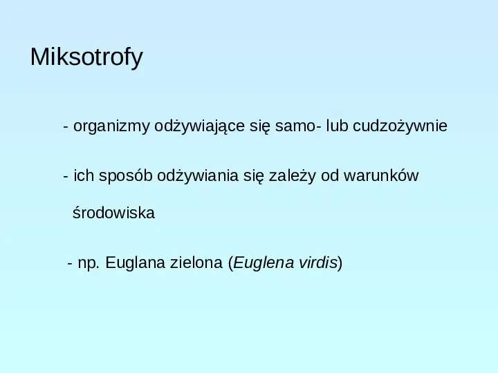 Protisty najprostrze organizmy eukariotyczne - Slide 16