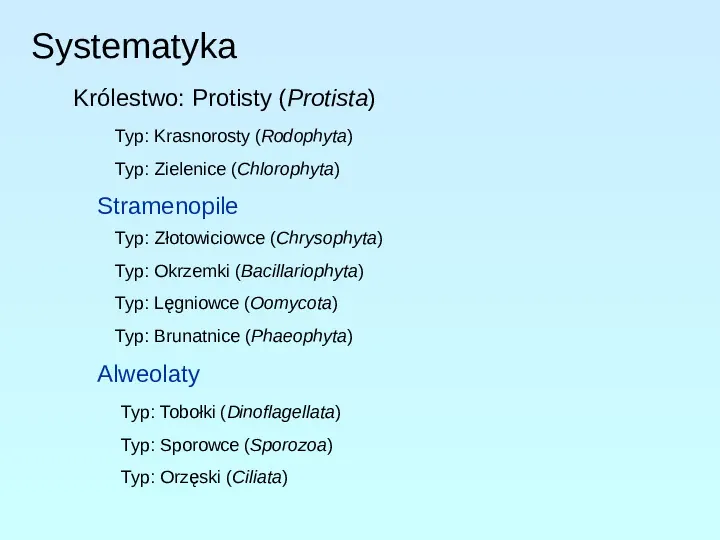 Protisty najprostrze organizmy eukariotyczne - Slide 3