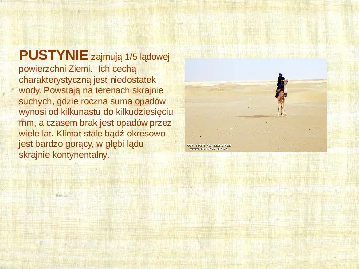 Pustynie - Slide 4