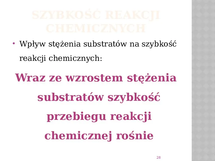 Reakcje Chemiczne - Slide 28