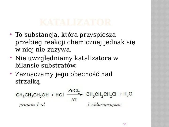 Reakcje Chemiczne - Slide 30