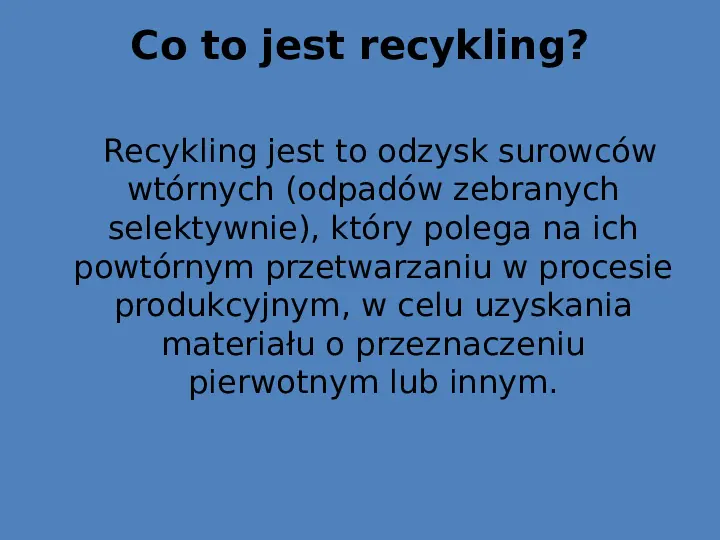 Recykling final - Slide 2