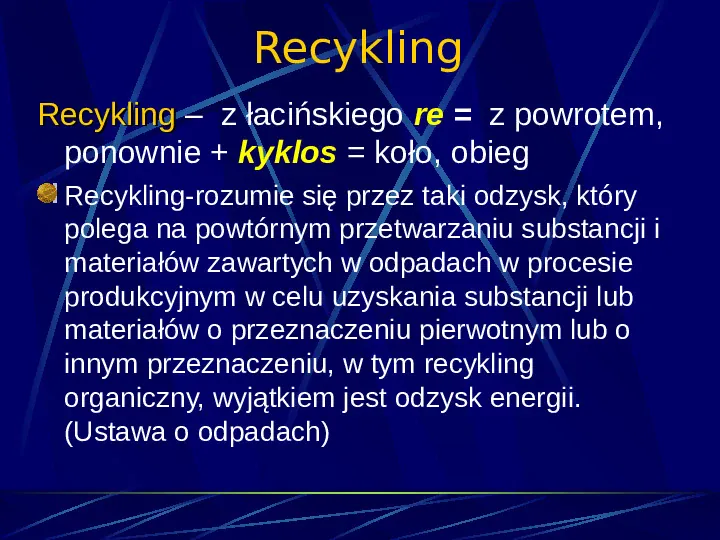 Recykling - Slide 3