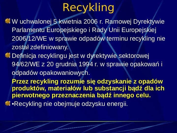Recykling - Slide 4