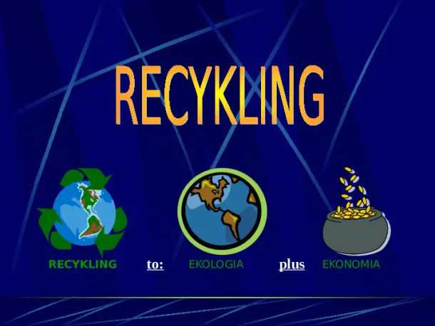 Recykling - Slide pierwszy