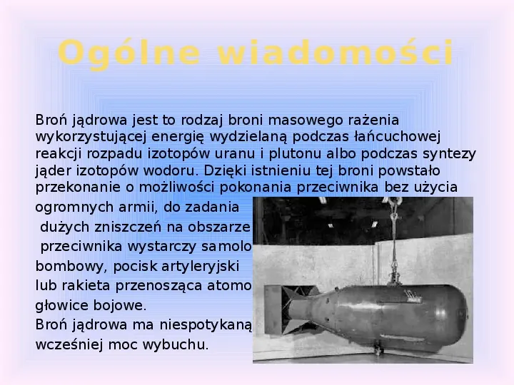 Broń Jądrowa - Slide 2