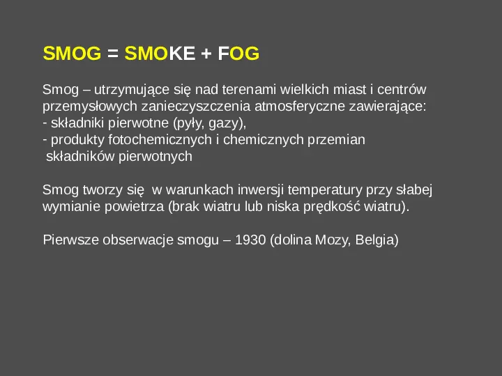 Smog - Slide 2