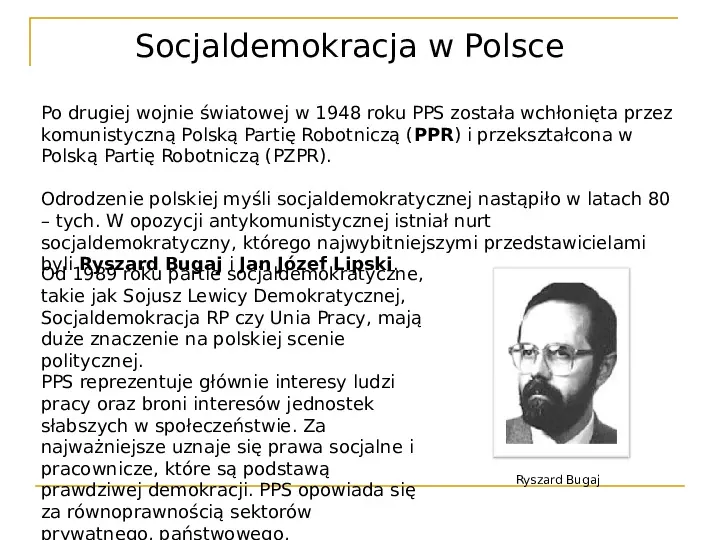 Socjaldemokracja - Slide 20