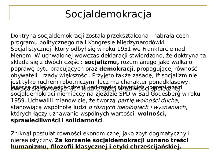 Socjaldemokracja - Slide 7