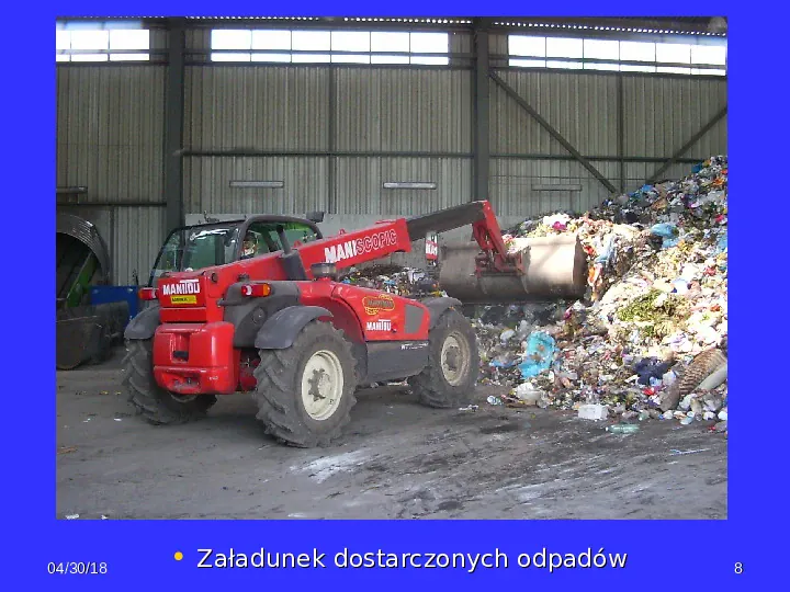 Recykling - sortownie odpadów - Slide 8