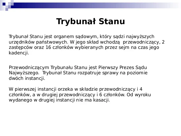 Sądy i Trybunały RP - Slide 9