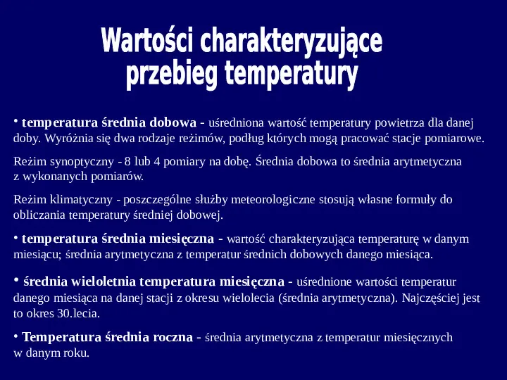 Pomiar temperatur i przyrządy pomiarowe - Slide 9