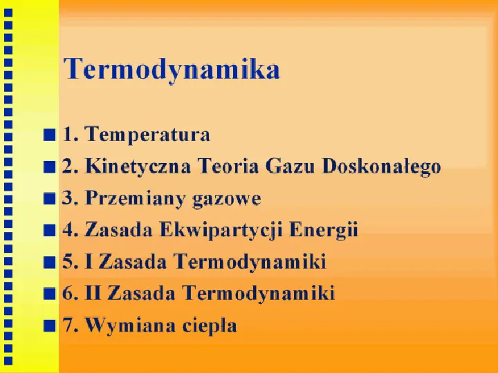 Termodynamika - Slide 1