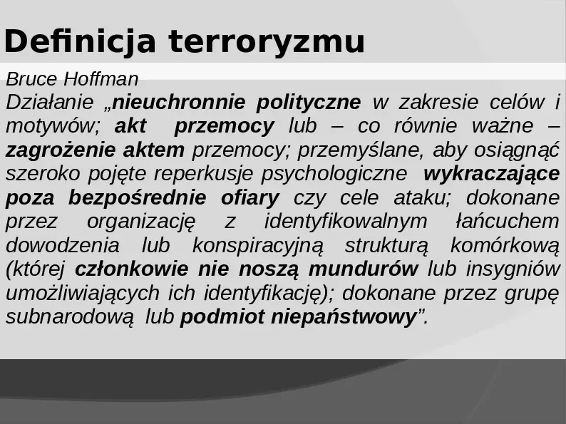 Terroryzm - Slide 2
