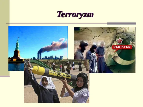 Terroryzm - Slide pierwszy