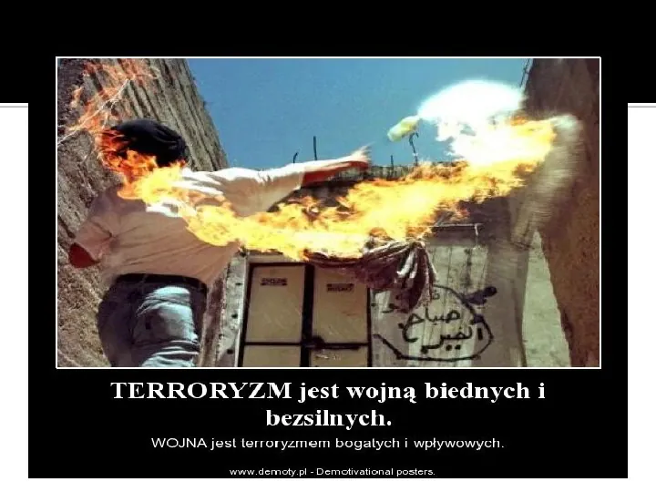 Terroryzm XXI wieku - Slide 14
