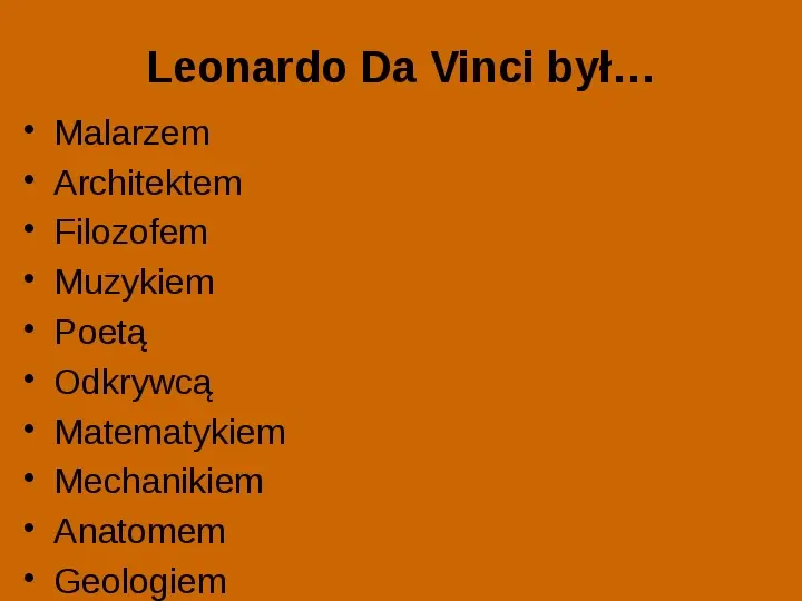 Leonardo Da Vinci - Slide 2