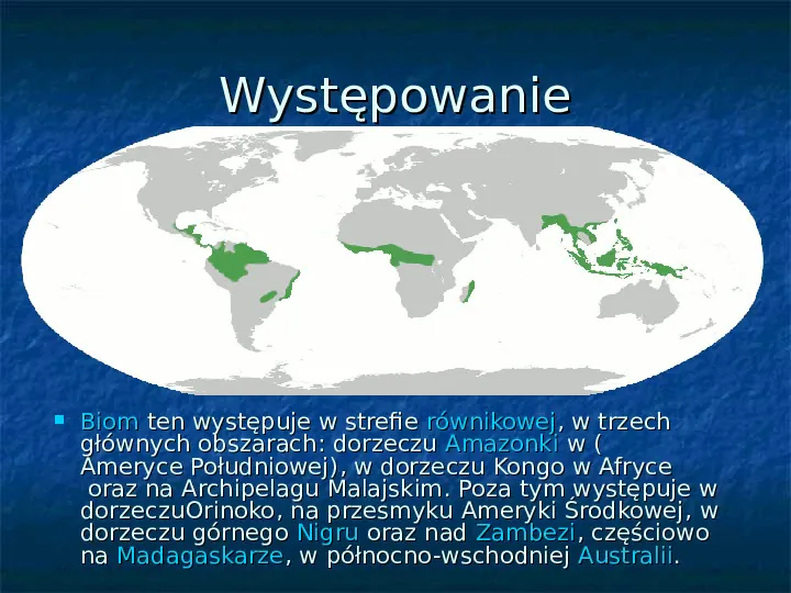 Wilgotny las równikowy - Slide 6