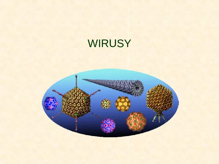 Wirusy - Slide 1