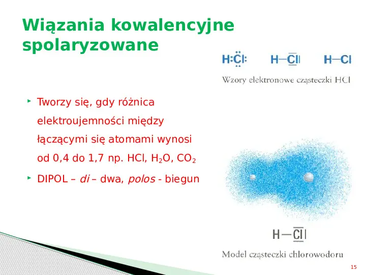 Wiązania chemiczne - Slide 15