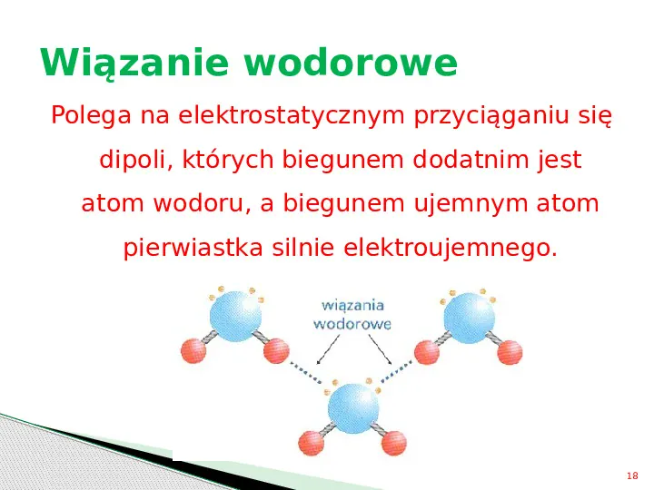 Wiązania chemiczne - Slide 18