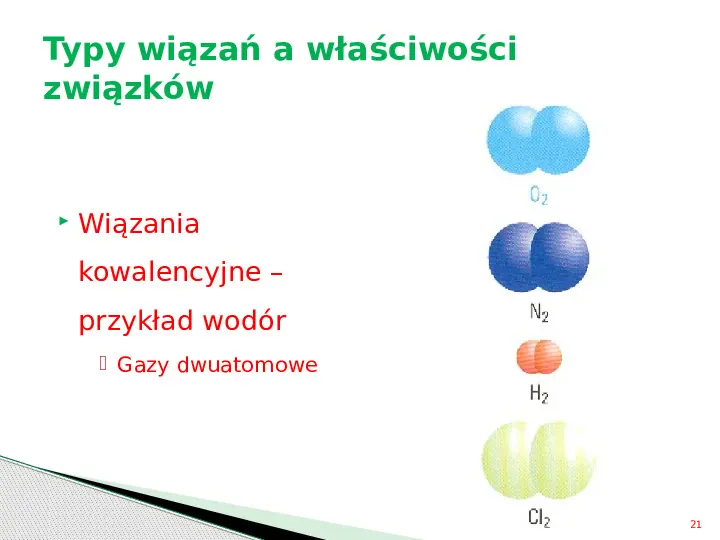 Wiązania chemiczne - Slide 21