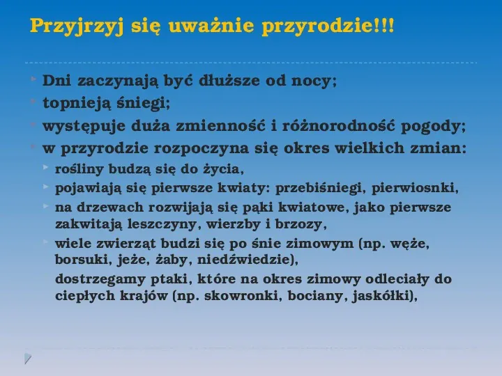 Pory roku w Polsce - Slide 5