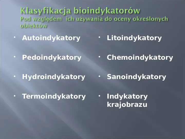 Wykorzystanie roślin w bioindykacji skażeń - Slide 17