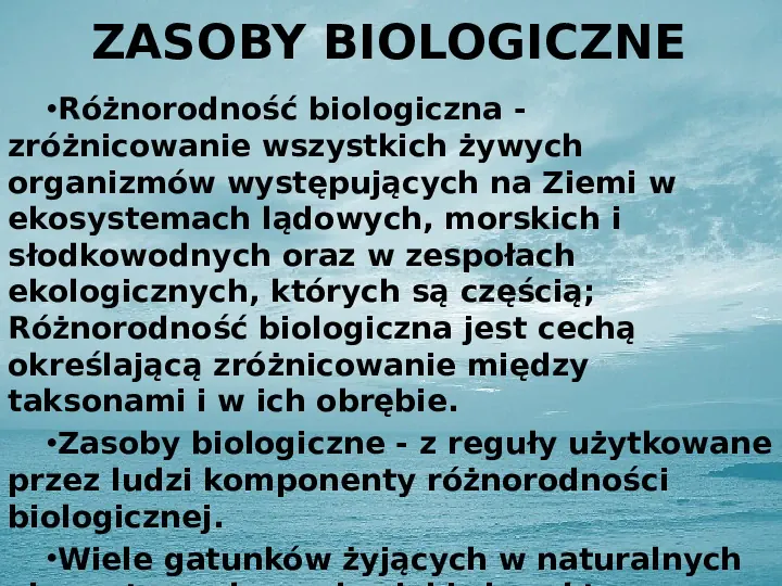 Zasoby biologiczne Atlantyku - Slide 2