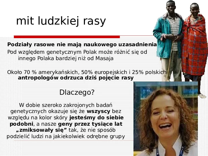 Czy naprawdę jesteśmy inni? zróżnicowanie antropologiczne ludności świata - Slide 21