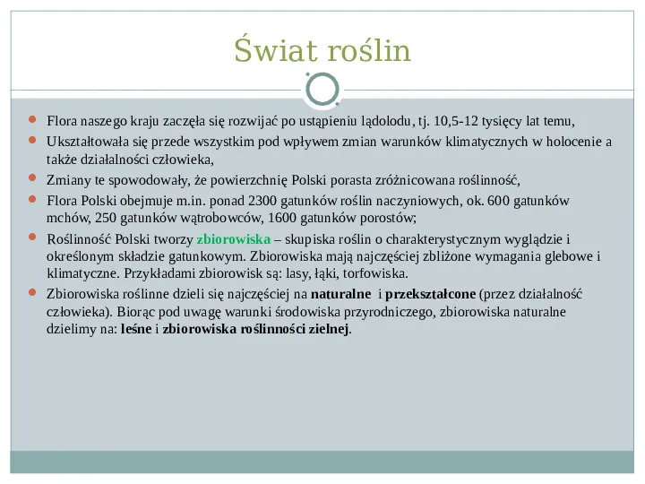 Świat roślinny i zwierzęcy w Polsce - Slide 2