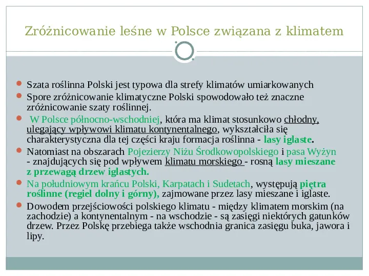 Świat roślinny i zwierzęcy w Polsce - Slide 3