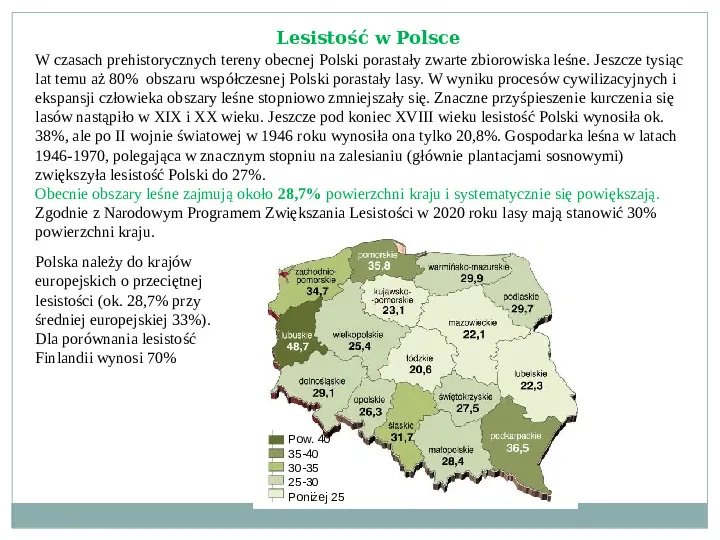 Świat roślinny i zwierzęcy w Polsce - Slide 5