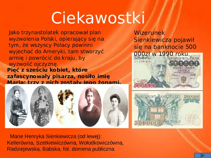 Henryk Adam Aleksander Pius Sienkiewicz - Slide 12