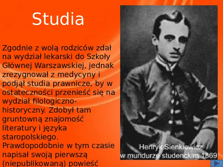 Henryk Adam Aleksander Pius Sienkiewicz - Slide 5