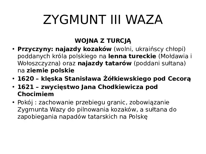 Historia Polski - królowie elekcyjni - Slide 10