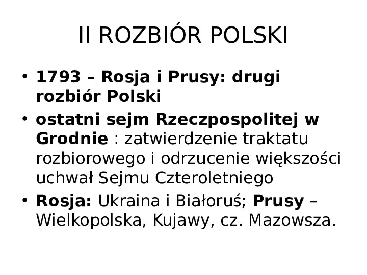 Historia Polski - królowie elekcyjni - Slide 47